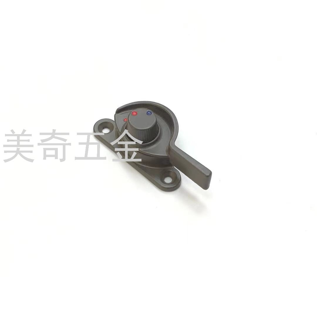 门窗月牙锁门窗锁扣移窗锁塑钢窗平开窗安全窗户锁推拉平移月牙锁