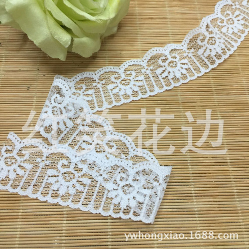 new listed manufacturers supply spot 3.5cm white lace embroidery lace