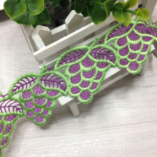 factory direct supply boutique grape water soluble lace embroidery lace diy accessories spot small batch