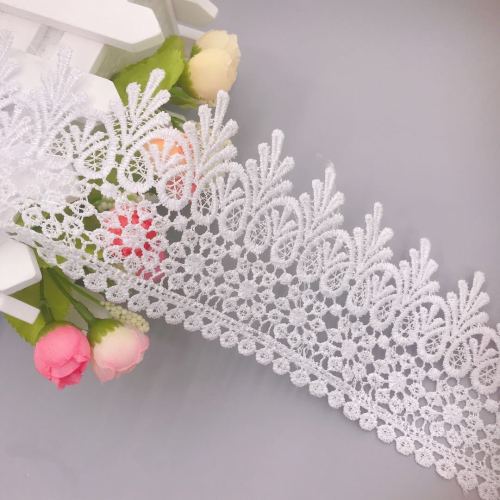 factory direct spot supply water-soluble embroidery lace cotton embroidery lace spot small batch