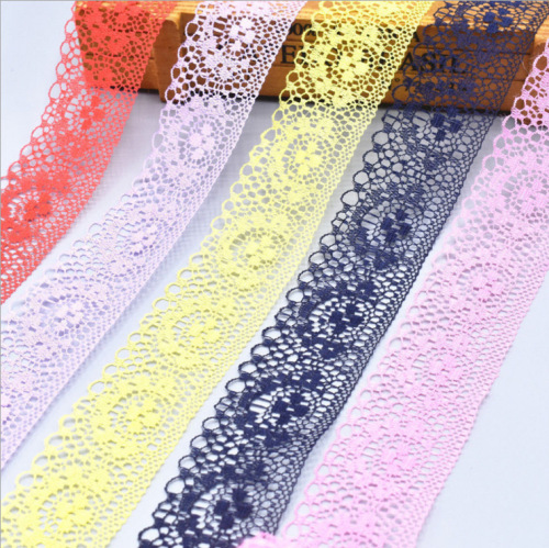 size 10 a roll of spot 4cm non-elastic lace semicircle lace clothing underwear diy accessories color accessories
