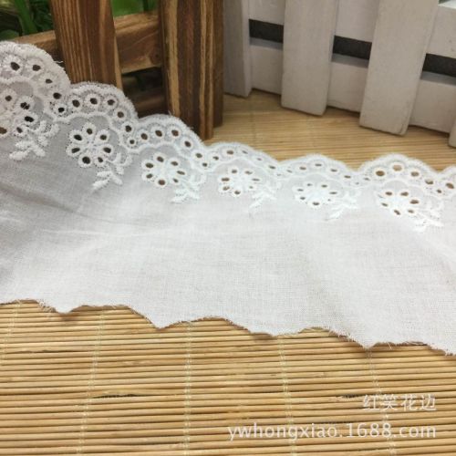 diy ornament accessories wholesale cotton lace white 8cm clothing accessories material spot small batch