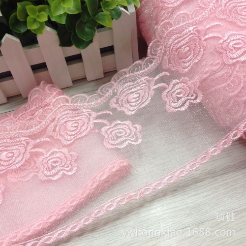 Manufacturers Sell High Quality Wide Lace Mesh Lace with Skirt Width of about 12cm in Stock