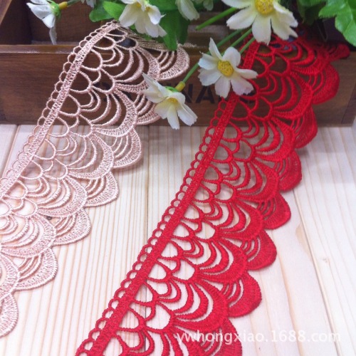 Spot Supply 6cm Multiple Colors Water Soluble Embroidery Lace/Fine Quality Excellent Quality 