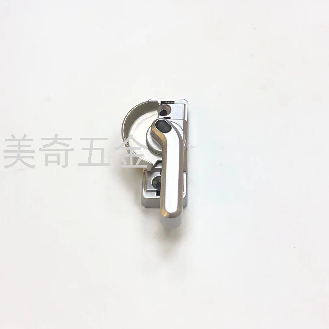 门窗勾锁平移窗锁铝合金塑钢门窗月牙锁推拉窗户锁扣移门搭扣配件