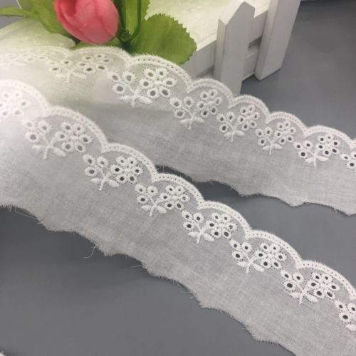 alibaba spot supply new hot-selling cotton embroidery lace quality fine factory direct sales