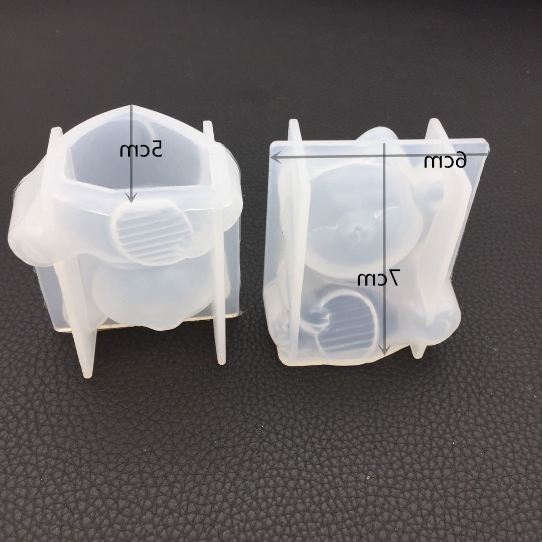 diy水晶滴胶镜面立体招财猫模具香薰石膏硅胶手工装饰扩香石烘焙