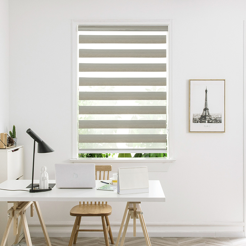 厂家直销遮光遮阳防水智能电动柔纱帘窗帘百叶窗帘柔纱帘卷帘窗帘