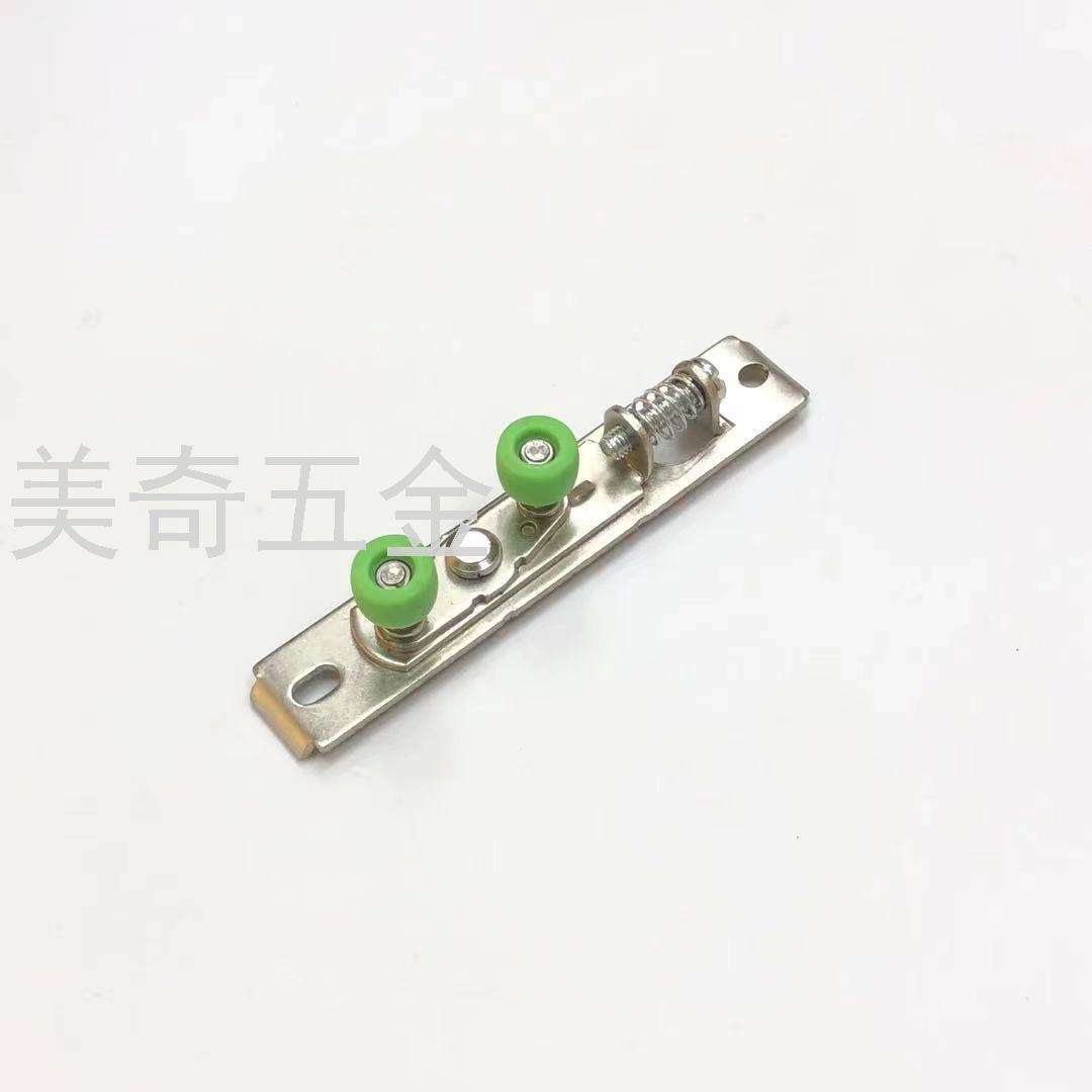 中按玻璃门窗上轮上定位轮防摆轮铝合金门窗轮一字上轮推拉门滑轮