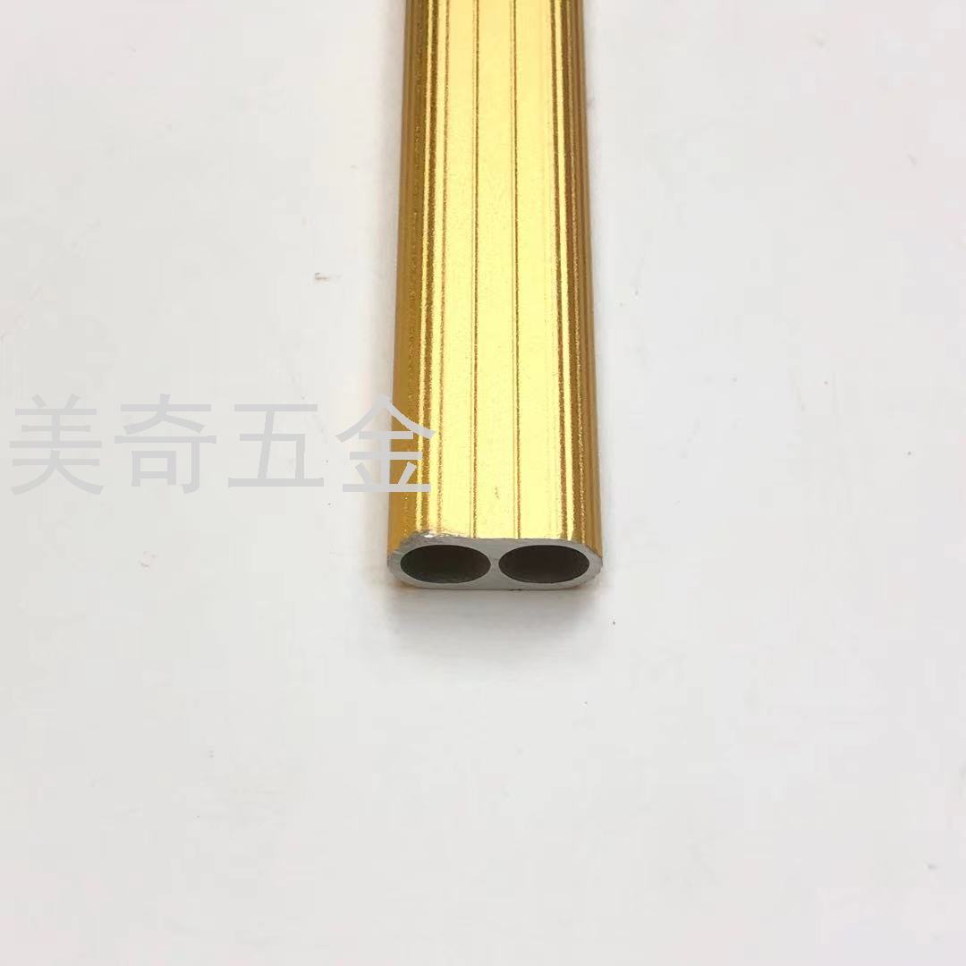 衣柜加厚双管衣杆固定晾衣杆八字加厚衣杆配法兰座定制切割强承重
