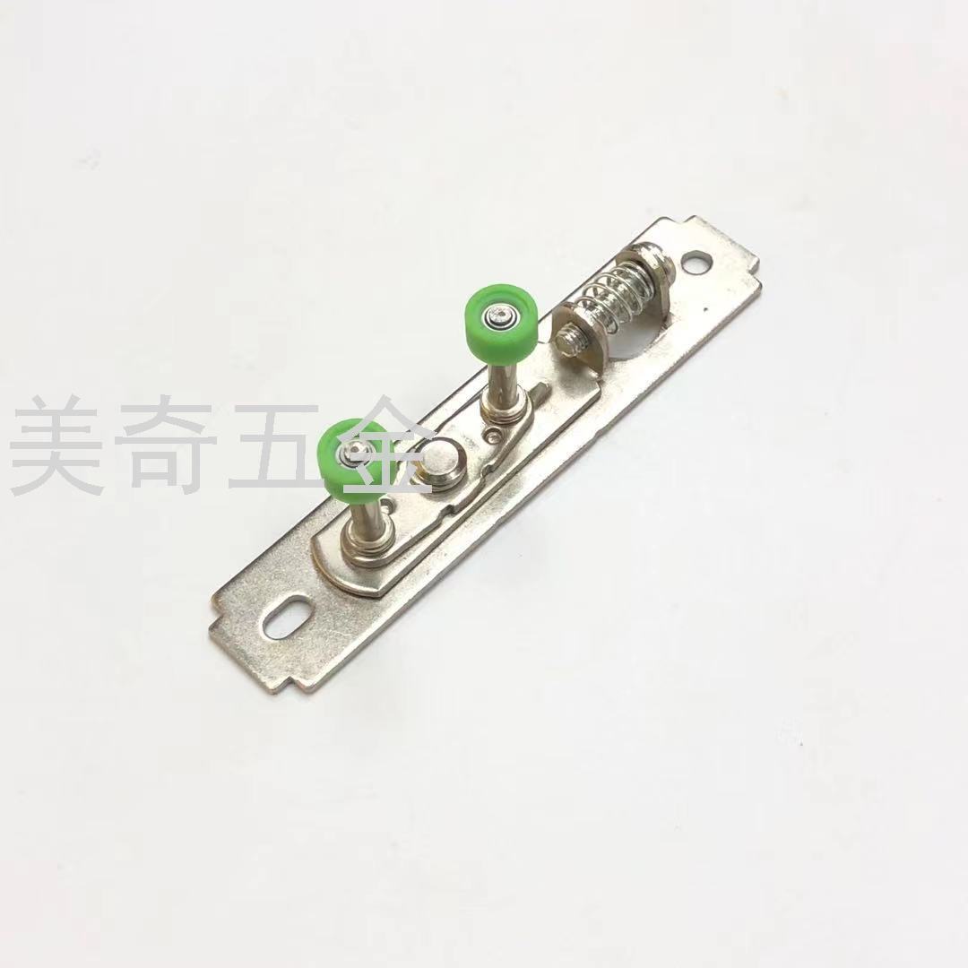 防摆轮铝合金门窗轮一字上轮推拉门滑轮中按玻璃门窗上轮上定位轮