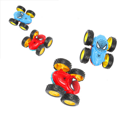 惯性双面翻斗车耐摔360玩具车转向儿童益智玩具批发地摊热销赠品