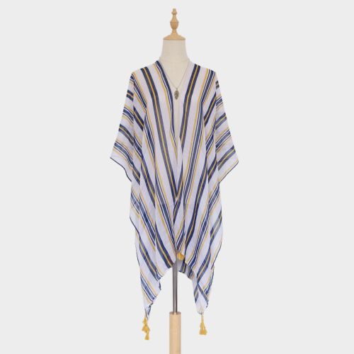 Women‘s Shawl Classic Striped Versatile Decorative Printing European and American Shawl Sunscreen Beach Towel Cross-Border Foreign Trade Factory Direct Sales 