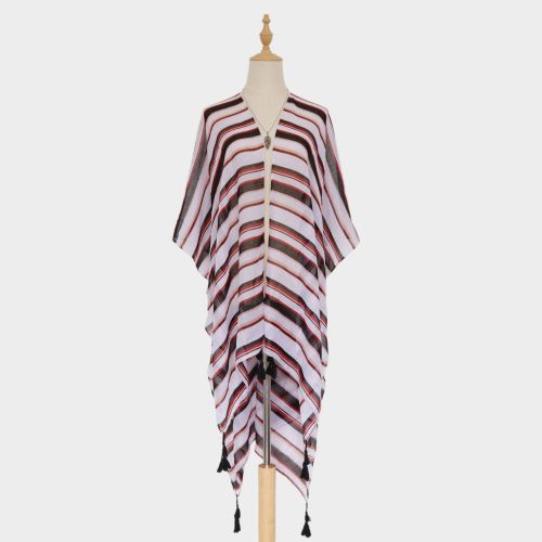 Women‘s Shawl Classic Striped Versatile Decorative Printing European and American Shawl Sunscreen Beach Towel Cross-Border Foreign Trade Factory Direct Sales