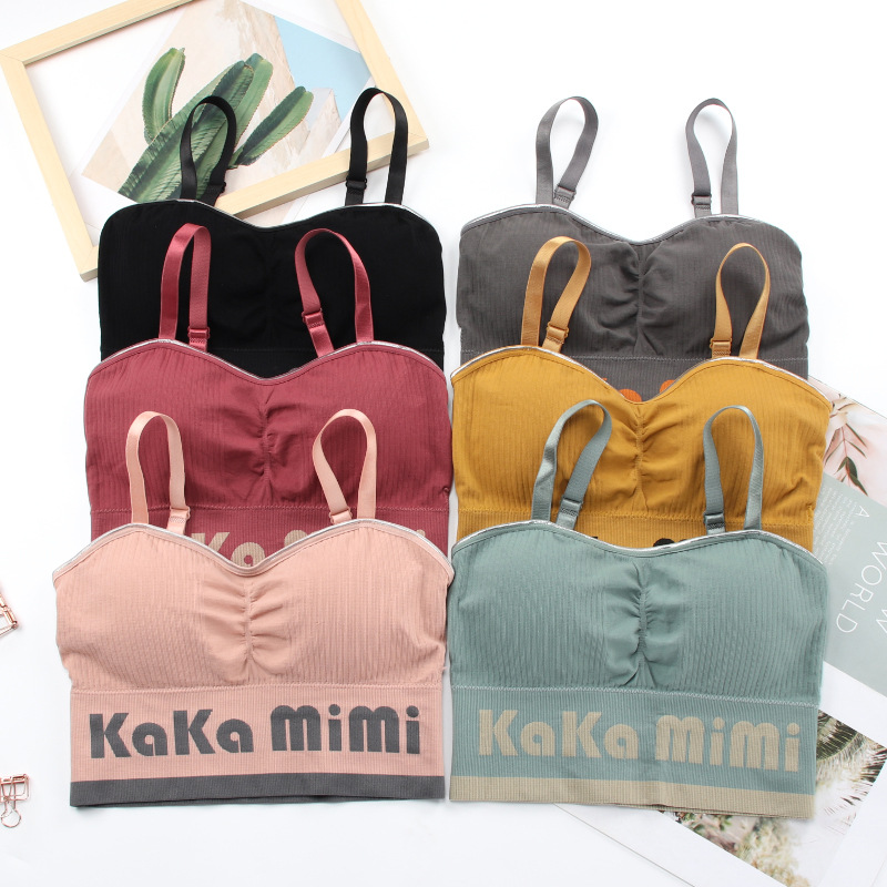 New Seamless Camisole Beauty Back Tube Top Underwired Padded...