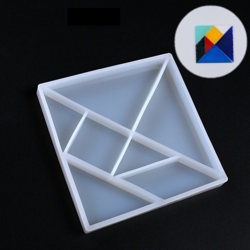 diy jigsaw puzzle crystal epoxy silicone mold resin making handmade materials jigsaw puzzle silicone mold