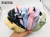 Two-Color Knotted Head Buckle Stitching Floral Headband Fabric Fashion Headband Cute Hairpin Wide Cloth Hairpin Headdress