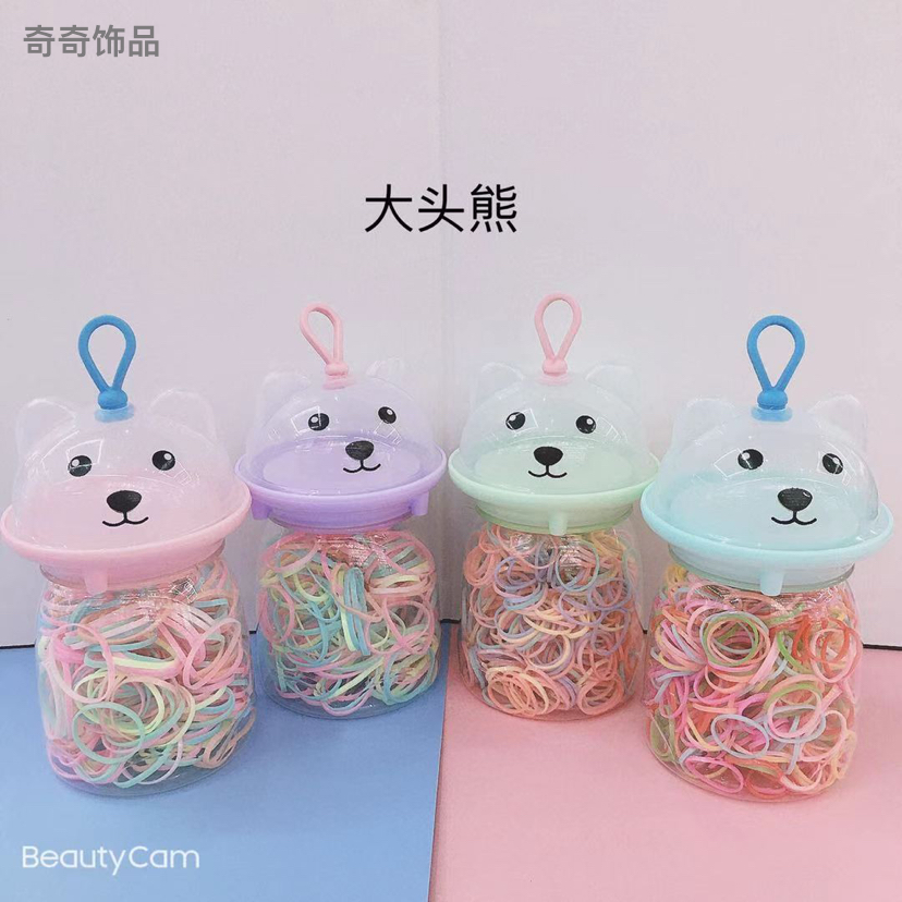 Children's Disposable Rubber Band Girls Do Not Hurt Hair Sma...