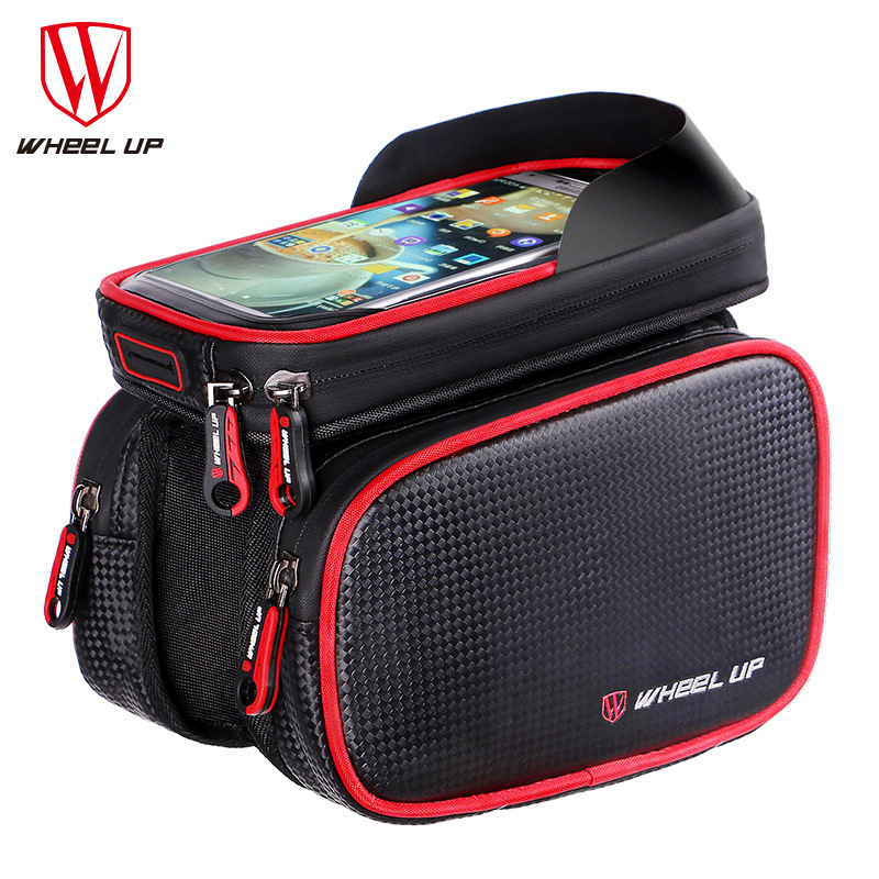 Wheelup Bicycle Bag Upper Tube Bag Water-Repellent Mountain Bike Front Beam Bag Mobile Phone Bag Cyc