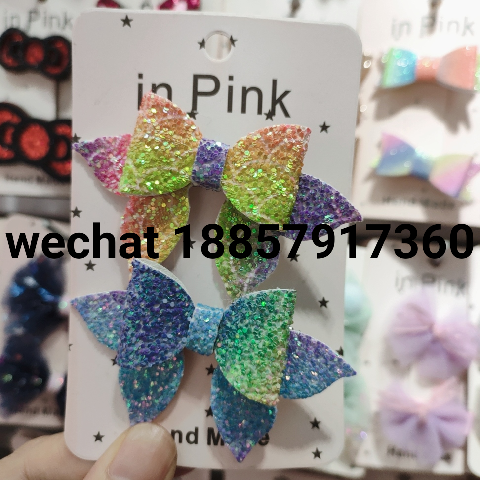 New girls exquisite  bow hair clip hair hoop childrens hair accessories manufacturers direct sales