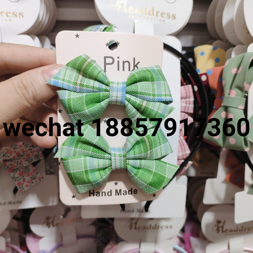 New girls exquisite cloth bow series hair clip hair hoop childrens hair accessories manufacturers direct sales