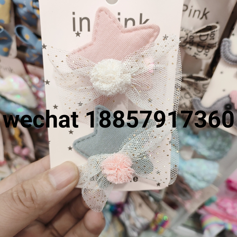 New girls exquisite carton cloth series hair clip hair hoop childrens hair accessories manufacturers direct sales