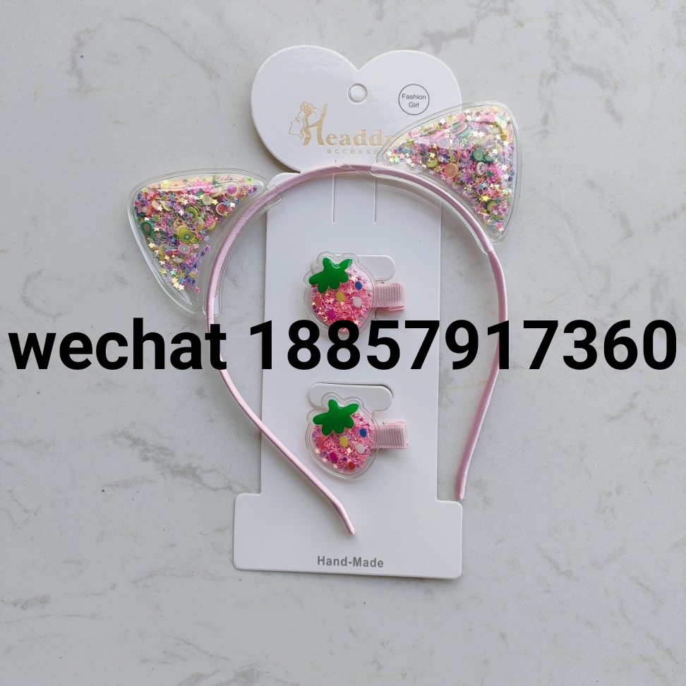 New girls exquisite fruit series hair clip hair hoop childrens hair accessories manufacturers direct sales