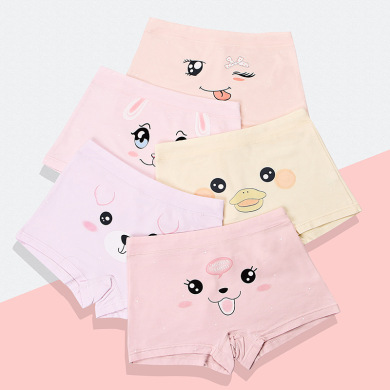 小中大儿童内裤 卡通印花大童女内裤 女宝宝平角内裤厂家批发