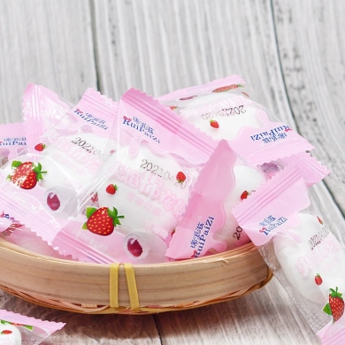 棉花糖夹心蓝莓棉花糖草莓棉花糖休闲小零食