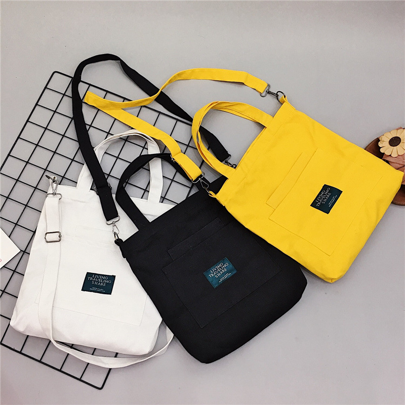 Women's Bag 2019 New Korean Style Crossbody Canvas Bag Original Detachable Shoulder Strap Liter