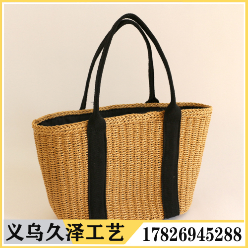 straw bag new european and american style wholesale beach bag woven bag