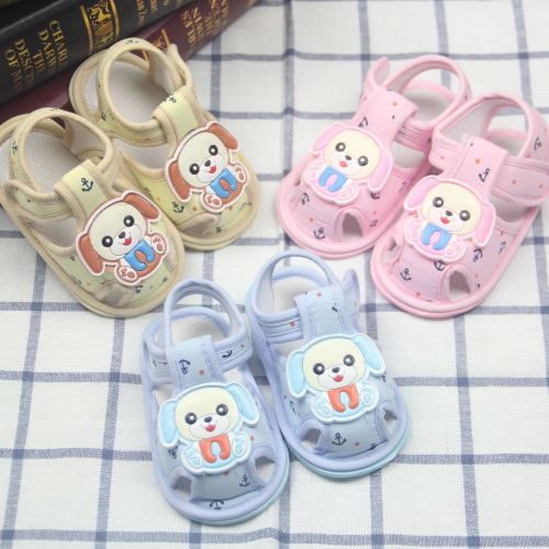 summer sandals baby shoes baby sandals beef tendon sole baby rubber sole sandals baby shoes one-piece delivery