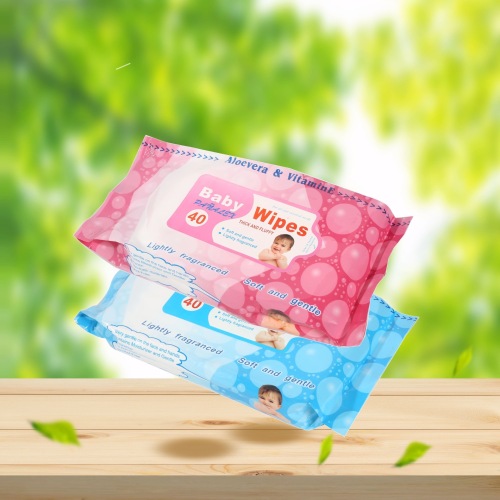 baby foreign trade wipes 40 pumping baby cleaning wipes non-woven wipes children‘s hand mouth cleaning wipes oem