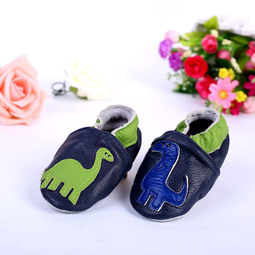 Children‘s Shoes Wholesale Children‘s Shoes Baby Shoes Soft Bottom Toddler Shoes Wear-Resistant Cowhide Children‘s Shoes One Piece Dropshipping