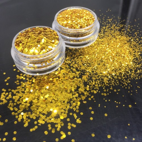 Dark Yellow Gold Glitter Powder Paint Stone-like Paint Gold Leaf Flash Powder Diatom Ooze Christmas Candle Gold Powder Nail Glitter Powder