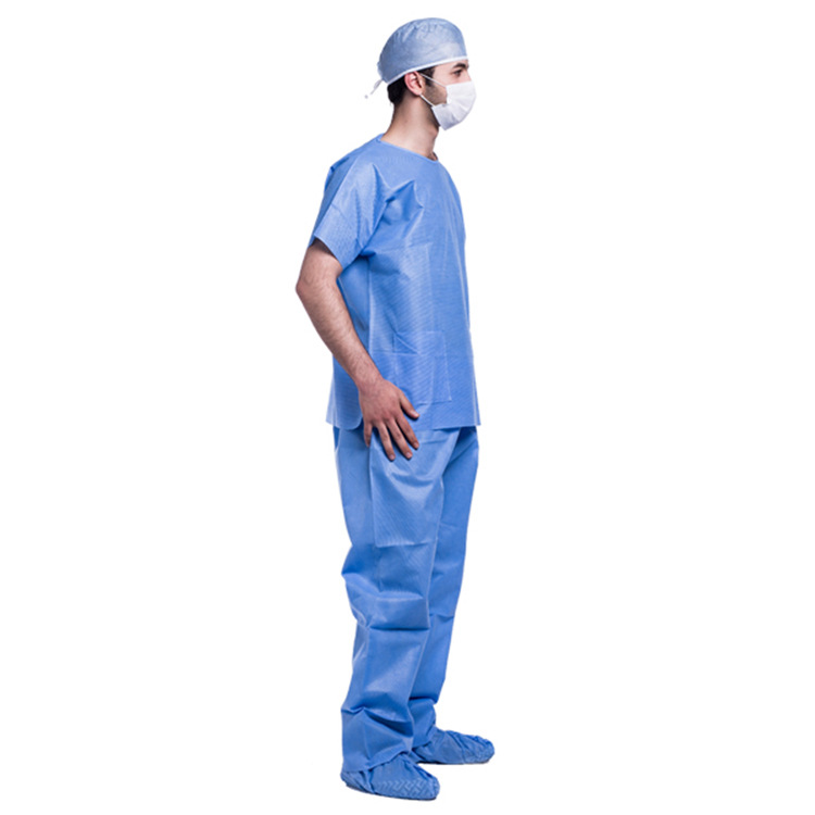 Disposable Non-Woven Toilet Clothes Patient's Clothes Suit Hand Washing Suit
