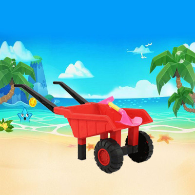 New Children's Plastic Dirt Car Toy Baby Beach Car Trolley Snow Shovel Tilting Engineering Car Baby's Stroller