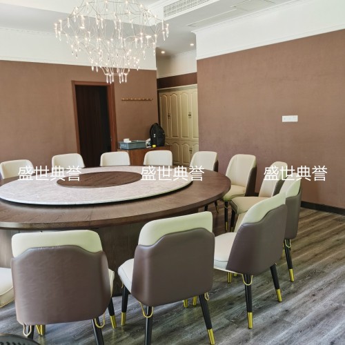 Qingdao Company Receives Solid Wood Electric Dining Tables and Chairs Internally club Light Luxury Solid Wood Chair Hotel Box Nordic Chair