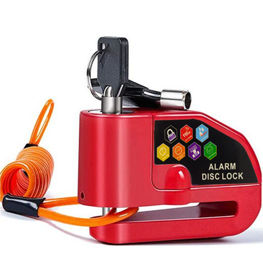 Bicycle Lock Mountain Bike Alarm Lock Anti-Theft Electric Ca...