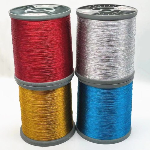 Kinde Silk Thread Metallic Yarn Light Blue Silk Thread Physical Picture Hand Winding Kinde Silk Material Color Silk Thread