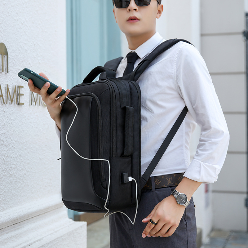 Factory Wholesale Creative Style Men's Backpack Multi-Functional Business Computer Bag Backpack