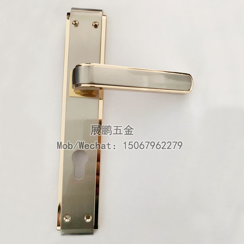 Zinc Alloy Lock European Zinc Alloy Gate Lock Room Door Lock Anti-Theft Lock Double Tongue Handle Lo