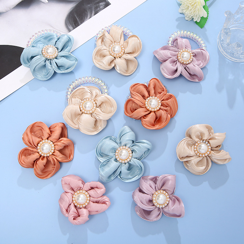 Japanese and Korean Pearl Hair Band SUNFLOWER Headband Frenc...