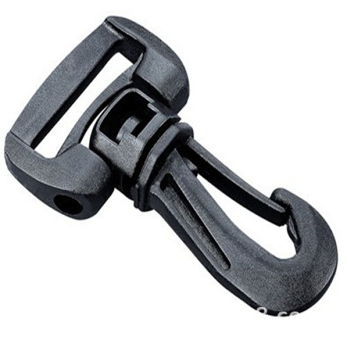 Factory Direct Sales Plastic Bags and Suitcases to Hook Buckle 25mm Black Bag Universal Rotation Hook Buckle