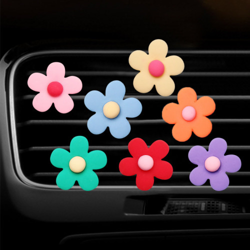 creative flower car air outlet clip car air outlet decoration cute car decoration ornament car accessories