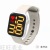 2021 New E-Commerce Square Couple Watch Y1 Male and Female Students Sports Waterproof Apple LED Electronic Watch