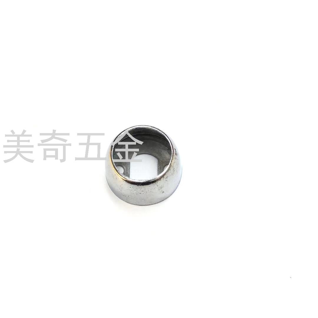 加厚锌合金亮光圆形法兰座衣柜配件衣通管圆管固定法兰座衣杆托座