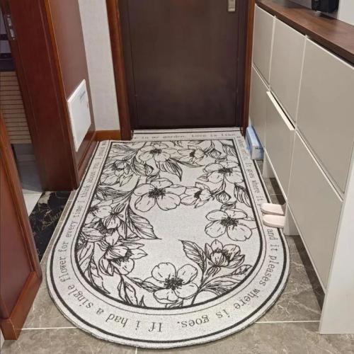 Doorway Store Monthly Sales Million Pieces Summer PVC Loop Floor Mat Kitchen Carpet Toilet Floor Mat 3D Hydrophilic Pad