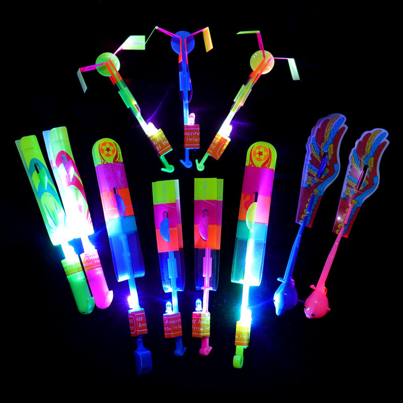 Luminous Double Flash Slingshot Rocket Volume Express Blue Light Flying Sword Blue Light Slingshot N