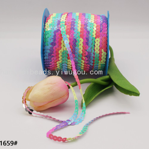 Color Bead Belt Series Pet Environmental Protection Sequin